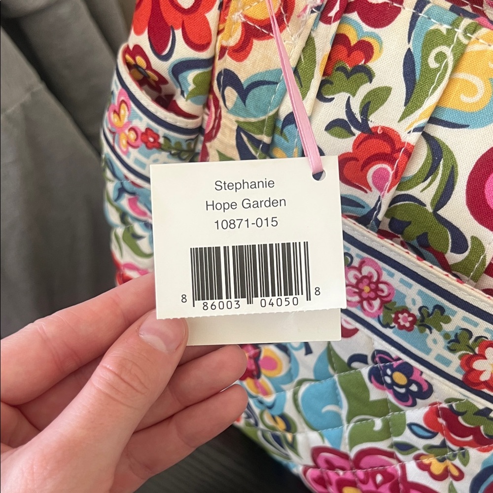 Vera Bradley Floral Quilted Tote in Pink Multi - Picture 6 of 7